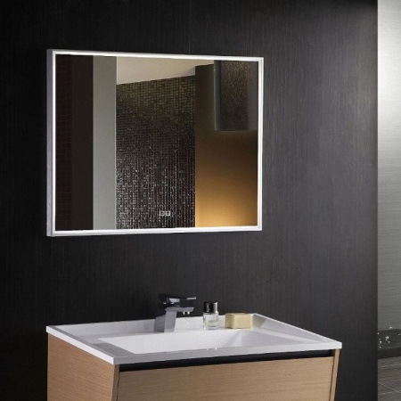 Зеркало Silver Mirrors Santana 1000x800 LED-00002260 со встроенным светильником, сенсорный выключатель, подогрев