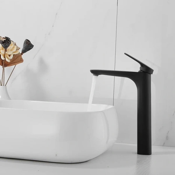 Смеситель для раковины Shevanik S8511H, черный