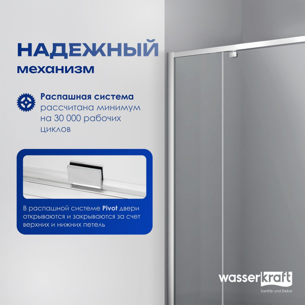 Душевая дверь WasserKRAFT Aula 11P05