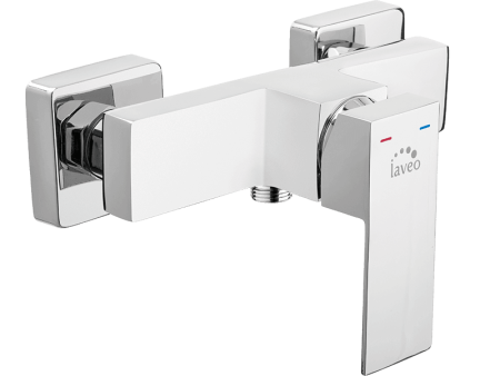 Смеситель для душа Laveo Kvadrato BLQ_040D хром
