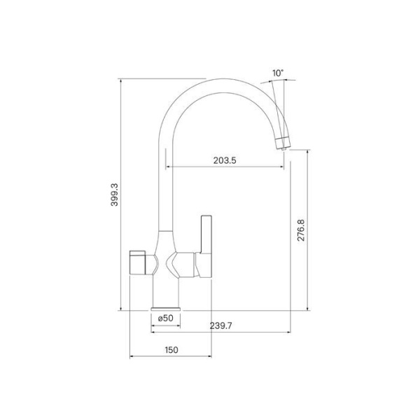 Смеситель для кухонной мойки IDDIS Pure PURSBFJi05