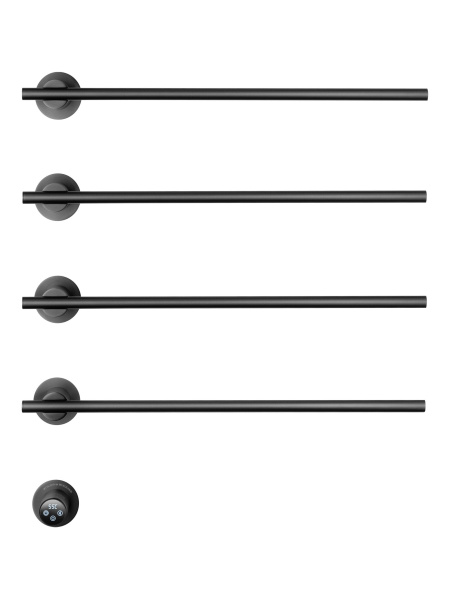 Полотенцесушитель электрический встраиваемый WONZON & WOGHAND, Темный графит (WW-A364-GM)