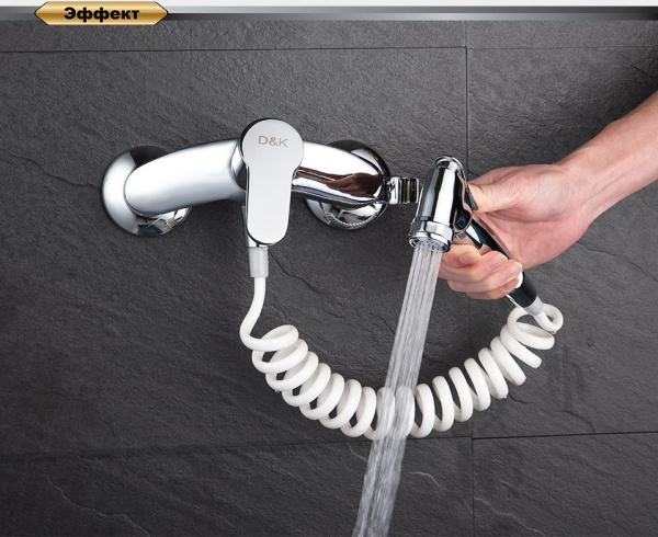 Смеситель с гигиеническим душем встраиваемый D&K Rhein Marx DA1394541