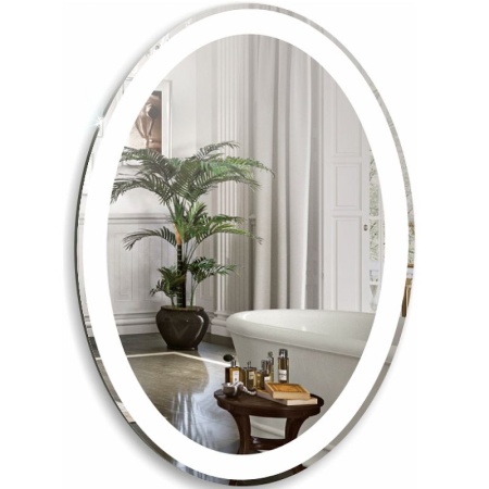 Зеркало Silver Mirrors Italiya 570x770 ФР-00001055 со встроенным светильником, сенсорный выключатель, подогрев