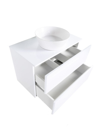 Тумба с раковиной Orange Otto Ot-75TuMDF+B08-360W подвесная