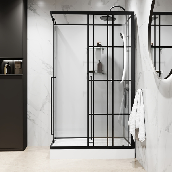 Душ.каб. Niagara Standart ST120/80/15QR/KL/BKT (1200х800х2250) 3 места