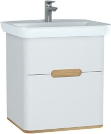 Тумба под раковину VitrA Sento 65 60822 белый/дерево