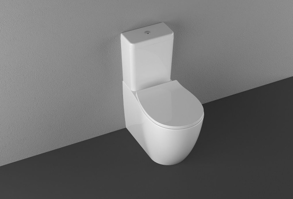 Чаша напольного унитаза Allen Brau Fantasy 4.11009.20 белый глянец