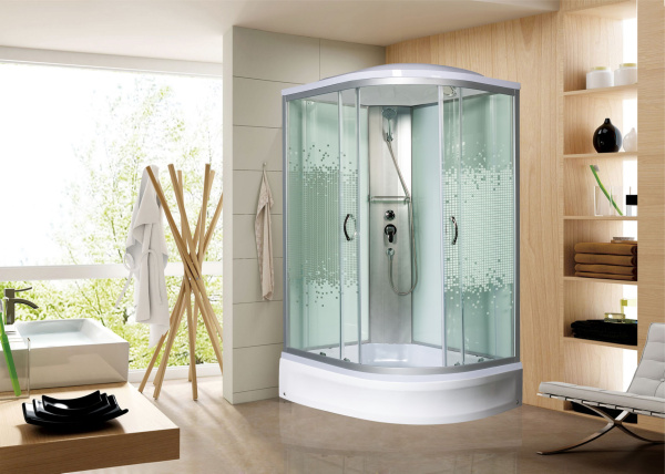 Душевая кабина Мономах 120/80/24 МЗ L, 1200х800х2100, асимметричная