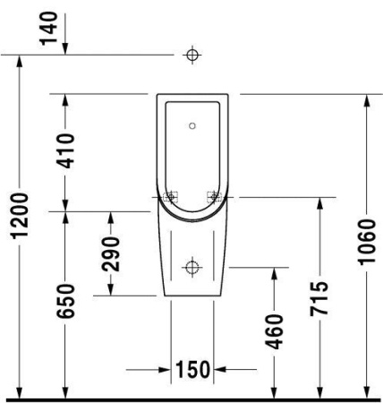 Писсуар Duravit Starck 3 0826250000