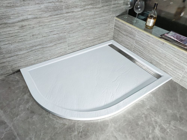Душевой поддон с сифоном WeltWasser WW TRR 12080 STONE-WT R