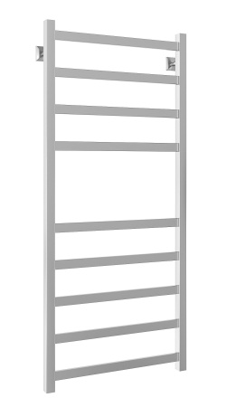Полотенцесушитель водяной Stinox Prestige 500x1200, нижнее подключение, хром, 1/2" ВР (внутренняя резьба), 9 перекладин