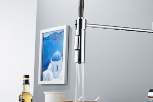 Смеситель для кухонной мойки Laveo Rhea BLD_06SD хром