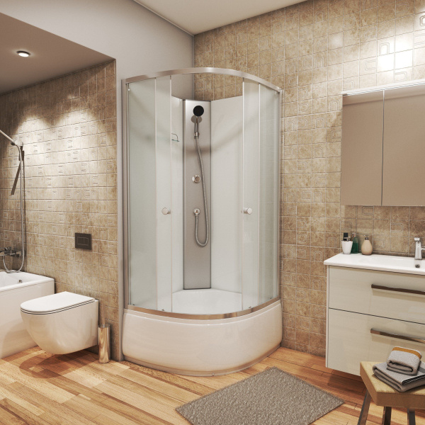 Душевая кабина Niagara Eco NG 7308-14BK Без крыши