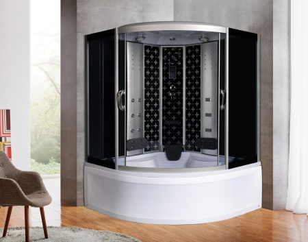 Душевая кабина River TEMZA 155/155/55 ТН, 150x150x220