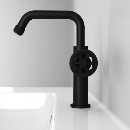 Смеситель для умывальника черный IDDIS Grange GRABLR0i01