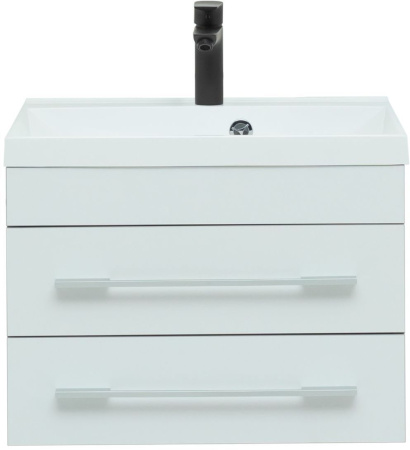 Тумба под раковину Aquanet Верона 58 белый (подвесная 2 ящика)