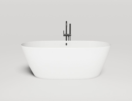 Ванна отдельностоящая Salini SOFIA LIGHT с переливом, S-Sense, глянцевый белый 103711G