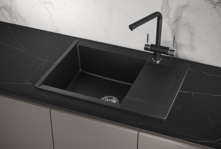 Мойка для кухни Granula Estetica 7003 шварц, 70х50 см, прямоугольная