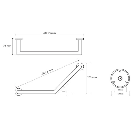 Поручень Bemeta Omega 104307621