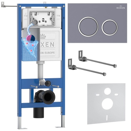 Комплект 4 в 1 RoxenBath StounFix Dual Fresh 966010 (состоит из: 710200, Santi 410260DG)