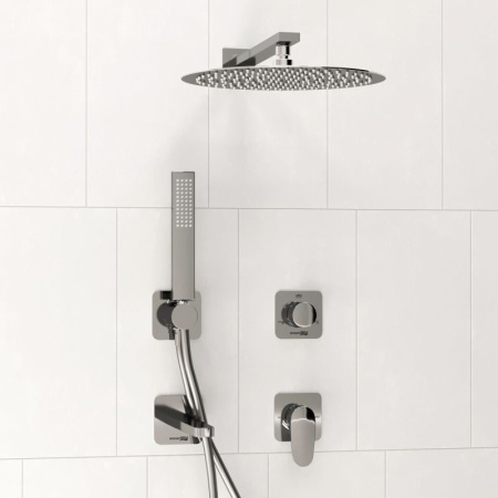 A3151.269.270.090.116.271.087.103 Встраиваемый комплект для ванны WasserKRAFT с верхней душевой насадкой, лейкой