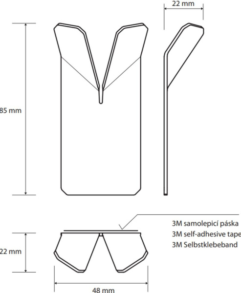 Крючок для полотенец Bemeta Niva 101106035