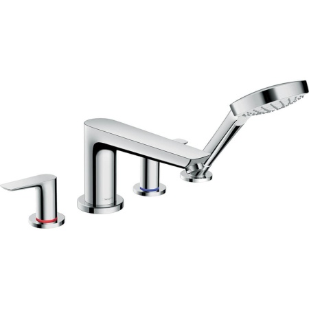 Hansgrohe Talis E Смеситель на край ванны на 4 отверстия бронза 71748140