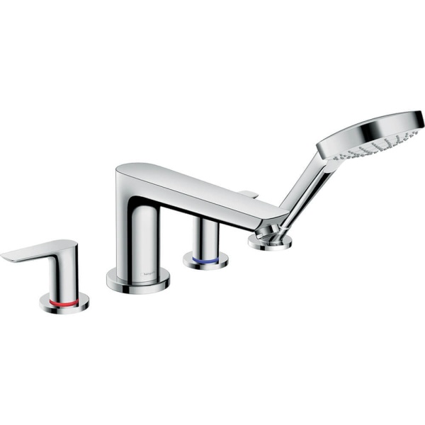 Hansgrohe Talis E Смеситель на край ванны на 4 отверстия бронза 71748140