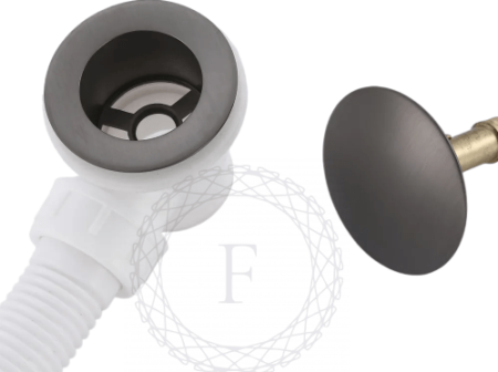 Сифон для ванны автоматический FILARETE FL90 (Графит)
