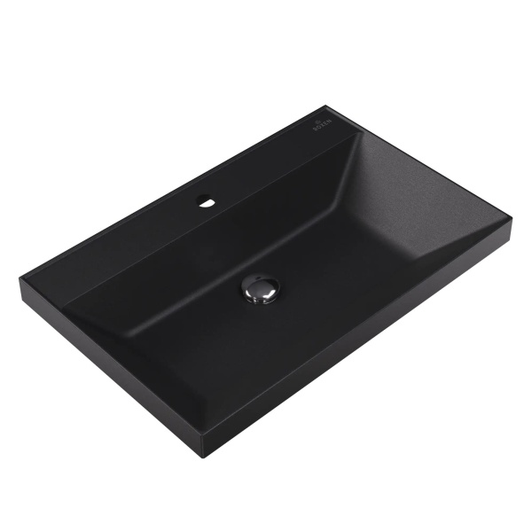 Умывальник RoxenBath Mila 70 black 3001170-B