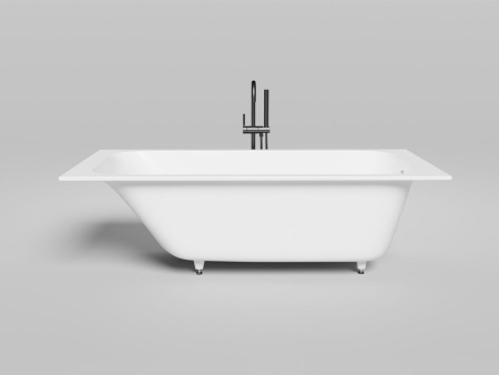Ванна встраиваемая Salini ORLANDA 180x80, S-Sense, глянцевый белый 102012G