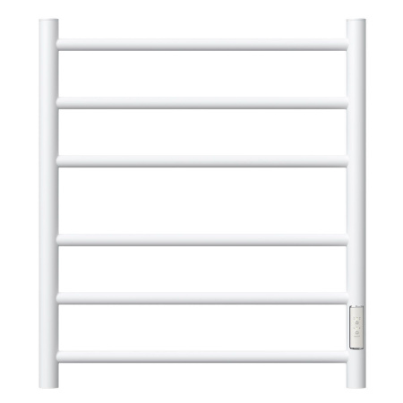 Полотенцесушитель электрический Point PN10846W П6 400x600 диммер справа, белый