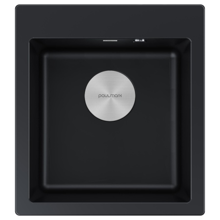 Мойка KANTE 45, IT-GRANIT, PM104651-BLM, черный, 460х510 мм, Paulmark