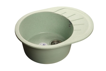 Кухонная мойка GranFest RONDO R-580L салатовый