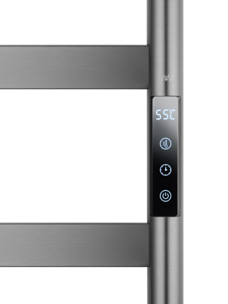 Полотенцесушитель электрический WONZON & WOGHAND, Темный графит (WW-A204-GM)