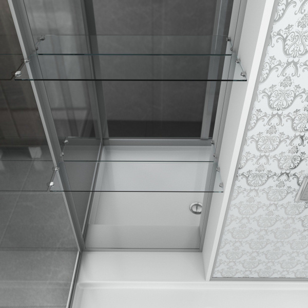 Душевая кабина Niagara Luxe NG-7713WR 82x120х215, низкий поддон, стенки белые