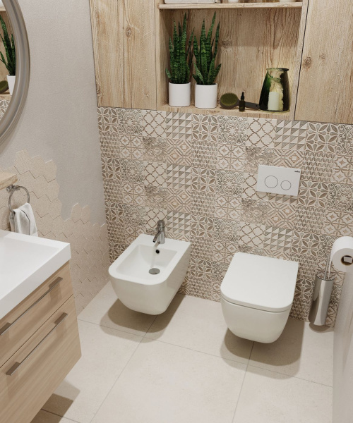 Комплект инсталляции и унитаза 6 в 1 Lavinia Boho Relfix One 77040059