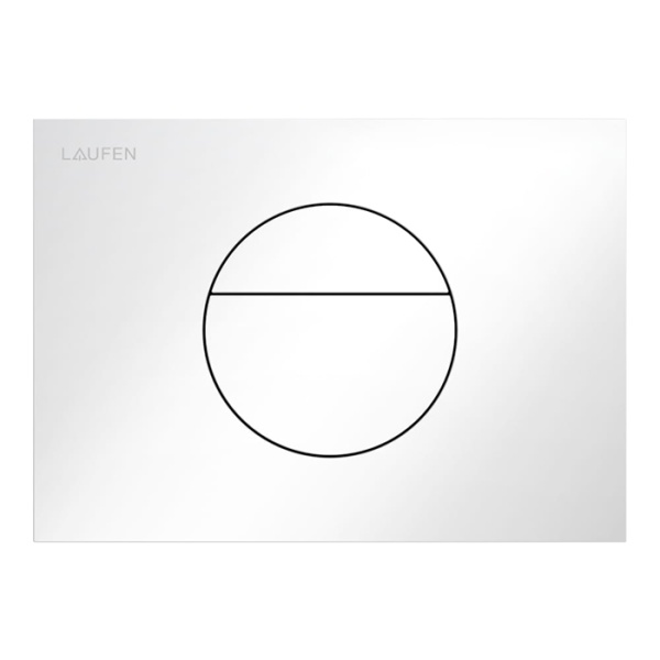 Laufen INEO SUNRISE Клавиша смыва, цвет: белый глянцевый 9.0011.2.000.000.1