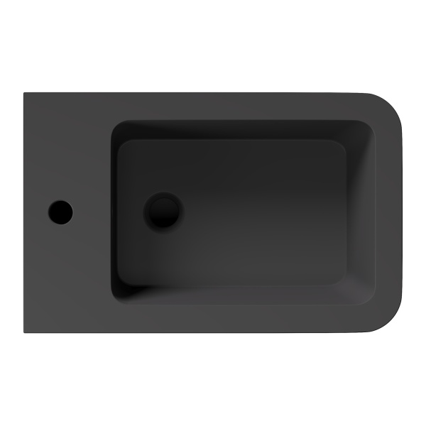Alice Hide Square Биде подвесное 550*350, черный матовый