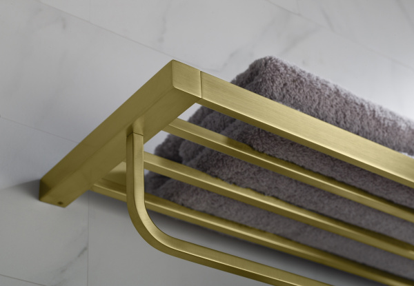 Полка для полотенец Timo Selene 17058/17, матовое золото