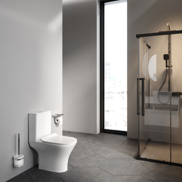 C748600SC Sense Унитаз-компакт AM.PM безободковый с сид микролифт