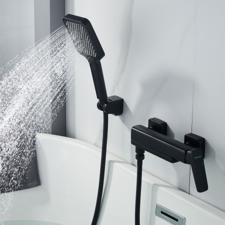 Смеситель для ванны Shevanik S9952H, черный