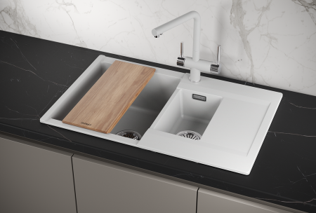 Мойка для кухни Granula Estetica 7808 арктик, 78х50 см, прямоугольная