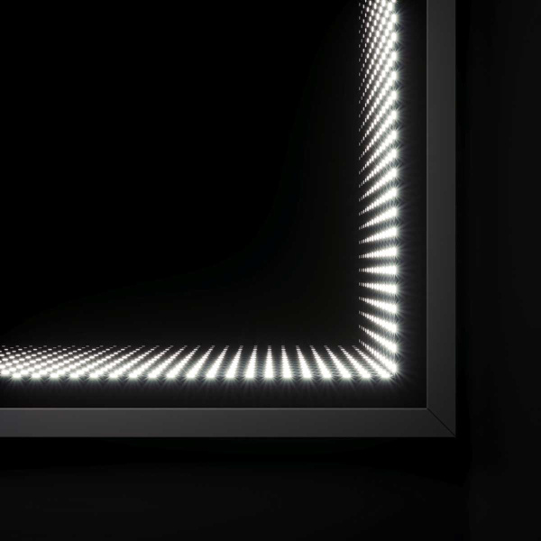 Зеркало Vincea LED 800 VLM-2M800MB, 800x600 c выключателем-датчиком на движение, черное