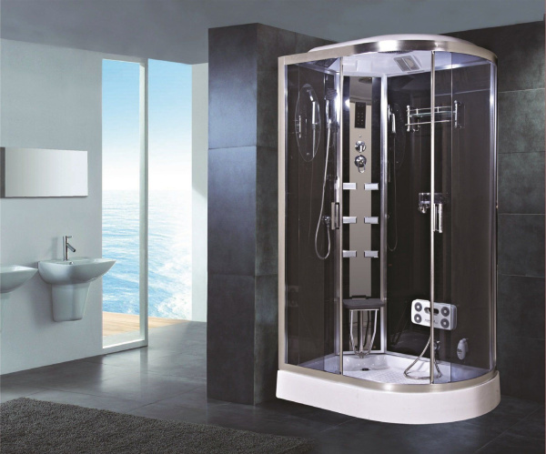 Душевая кабина Niagara Ultra NG-904-01L 131х80х220, низкий поддон 16 см, стекло тонированное