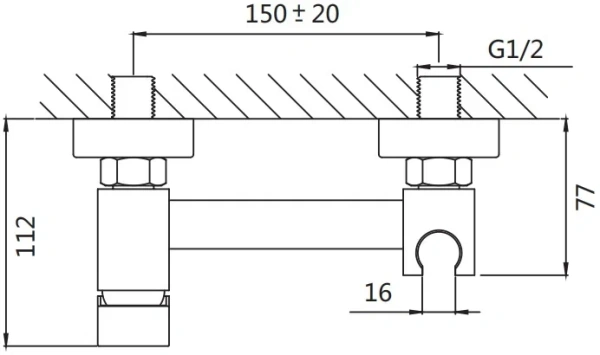 Смеситель с гигиеническим душем Shevanik S137H
