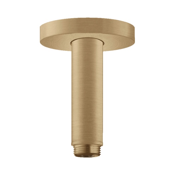 Hansgrohe Потолочное подсоединение S 100 мм золото 27393990
