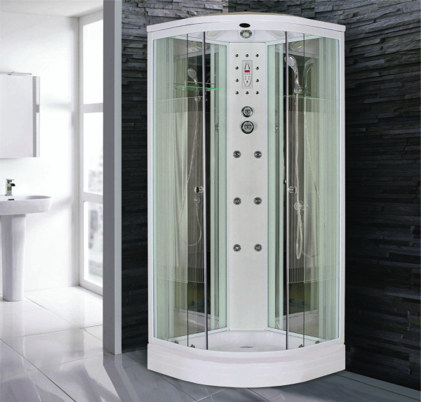 Душевая кабина Niagara Ultra NG-7012-01 120х120х220, низкий поддон 16 см, стекло полосатое