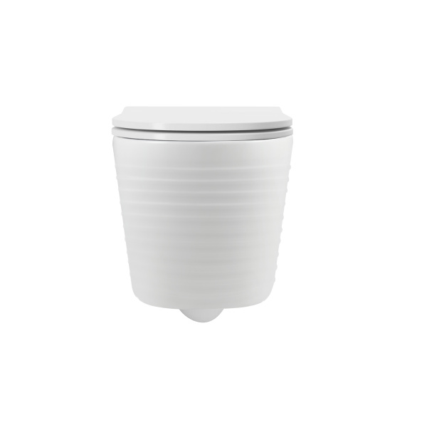 Унитаз подвесной Point Омега безободковый, белый, сиденье дюропласт микролифт быстросъем., PN41902